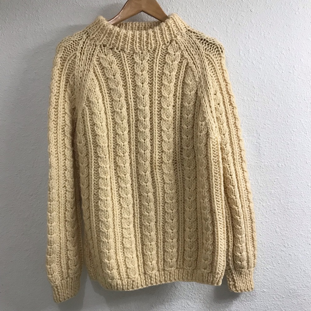Vintage Marshall Field & Company Wool Cable Knit Sweater